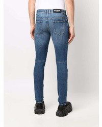 Jean skinny déchiré bleu marine Balmain