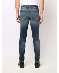 Jean skinny déchiré bleu marine Amiri