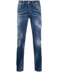 Jean skinny déchiré bleu marine Dondup