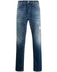 Jean skinny déchiré bleu marine Dondup