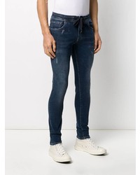 Jean skinny déchiré bleu marine Dolce & Gabbana