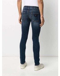 Jean skinny déchiré bleu marine Dolce & Gabbana