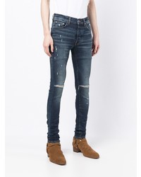 Jean skinny déchiré bleu marine Amiri