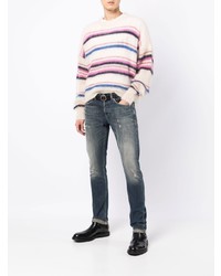 Jean skinny déchiré bleu marine Dondup