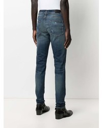 Jean skinny déchiré bleu marine Amiri