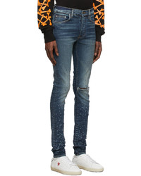 Jean skinny déchiré bleu marine Amiri