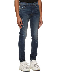 Jean skinny déchiré bleu marine Amiri