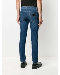 Jean skinny déchiré bleu marine Dolce & Gabbana