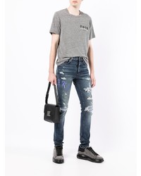 Jean skinny déchiré bleu marine Amiri