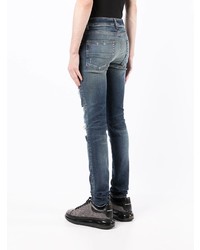 Jean skinny déchiré bleu marine Amiri