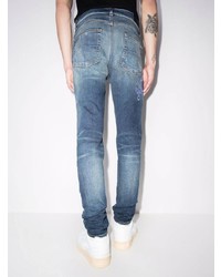 Jean skinny déchiré bleu marine Amiri