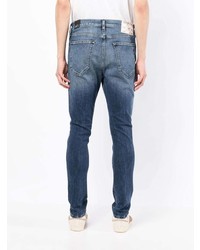 Jean skinny déchiré bleu marine True Religion