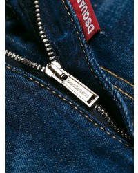 Jean skinny déchiré bleu marine Dsquared2