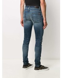 Jean skinny déchiré bleu marine Amiri