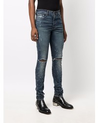 Jean skinny déchiré bleu marine Amiri