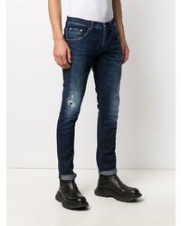 Jean skinny déchiré bleu marine Dondup