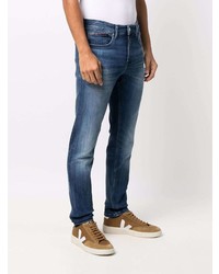 Jean skinny déchiré bleu marine Tommy Jeans