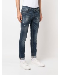 Jean skinny déchiré bleu marine Dondup