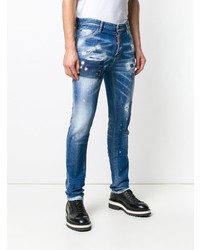 Jean skinny déchiré bleu DSQUARED2