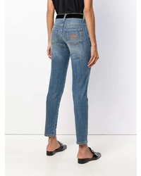 Jean skinny déchiré bleu Boutique Moschino