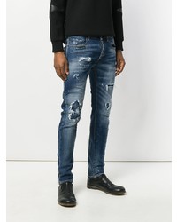 Jean skinny déchiré bleu Frankie Morello