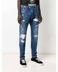 Jean skinny déchiré bleu DSQUARED2