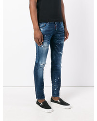 Jean skinny déchiré bleu DSQUARED2