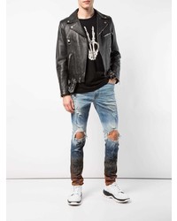 Jean skinny déchiré bleu Amiri