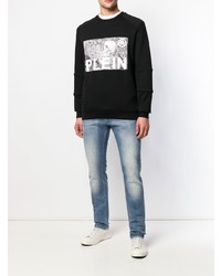 Jean skinny déchiré bleu Philipp Plein