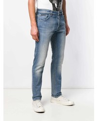 Jean skinny déchiré bleu Philipp Plein