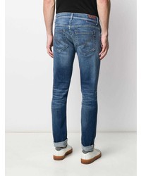 Jean skinny déchiré bleu Dondup