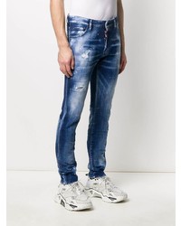 Jean skinny déchiré bleu DSQUARED2