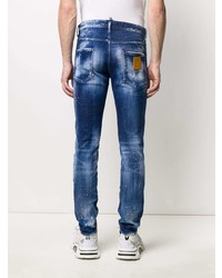 Jean skinny déchiré bleu DSQUARED2