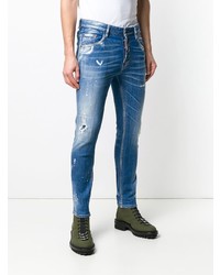 Jean skinny déchiré bleu DSQUARED2