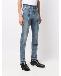 Jean skinny déchiré bleu VAL KRISTOPHE