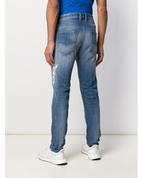 Jean skinny déchiré bleu Diesel