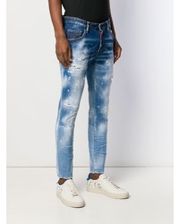 Jean skinny déchiré bleu DSQUARED2