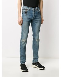 Jean skinny déchiré bleu Philipp Plein