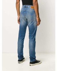 Jean skinny déchiré bleu Diesel