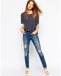 Jean skinny déchiré bleu WÅVEN