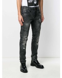 Jean skinny déchiré gris foncé Philipp Plein