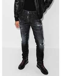 Jean skinny déchiré gris foncé DSQUARED2