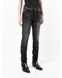 Jean skinny déchiré gris foncé Bossi Sportswear