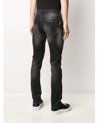 Jean skinny déchiré gris foncé Philipp Plein