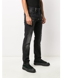 Jean skinny déchiré gris foncé Philipp Plein