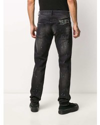 Jean skinny déchiré gris foncé Philipp Plein