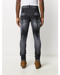 Jean skinny déchiré gris foncé DSQUARED2