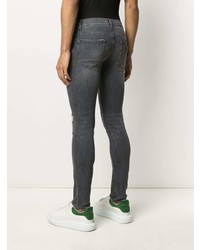 Jean skinny déchiré gris foncé Dolce & Gabbana