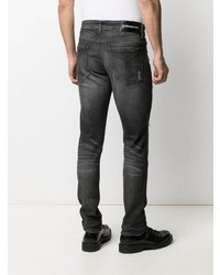 Jean skinny déchiré gris foncé Calvin Klein Jeans