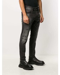 Jean skinny déchiré gris foncé Diesel